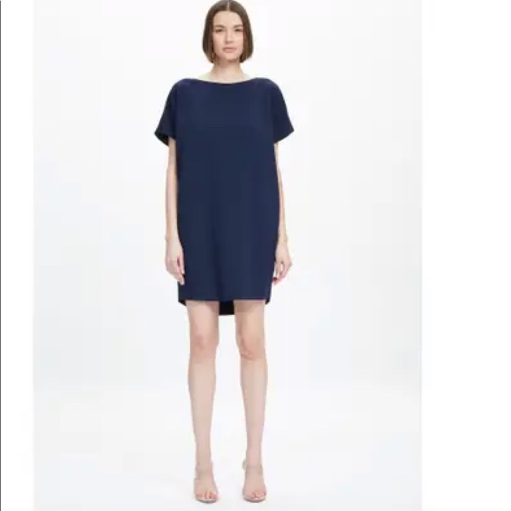 New Revolve Blaque Label Woven Dress Navy Size L